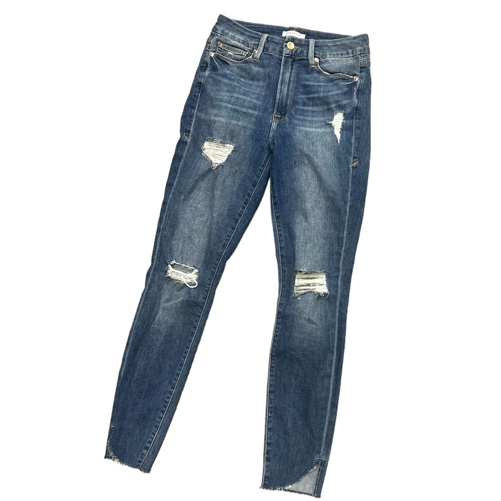 Good American blue skinny jeans Good Waist size 4